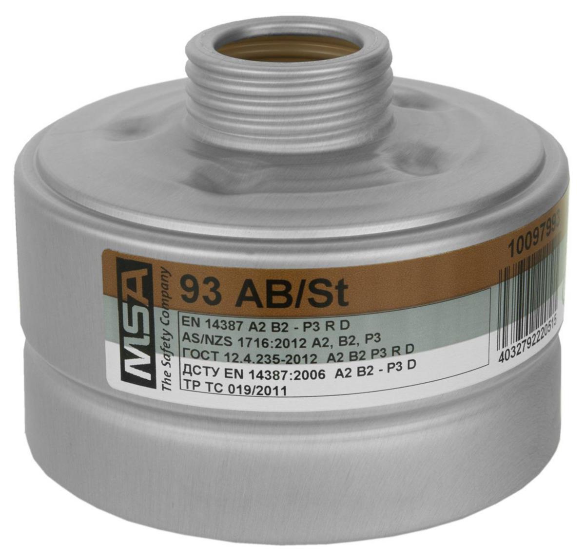 Filter MSA för helmask - KOMB FILTER MSA 93 AB/ST 10097993 T HELMASK