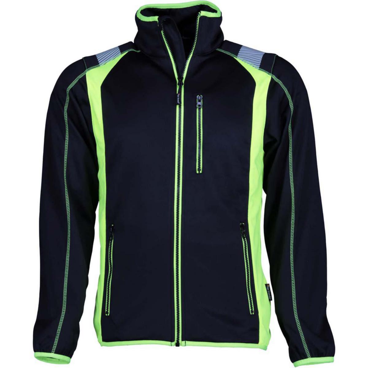 Sweatshirt Top Swede 275 - SWEATSHIRT TOPSWEDE 275 SVART HEL ZIP L