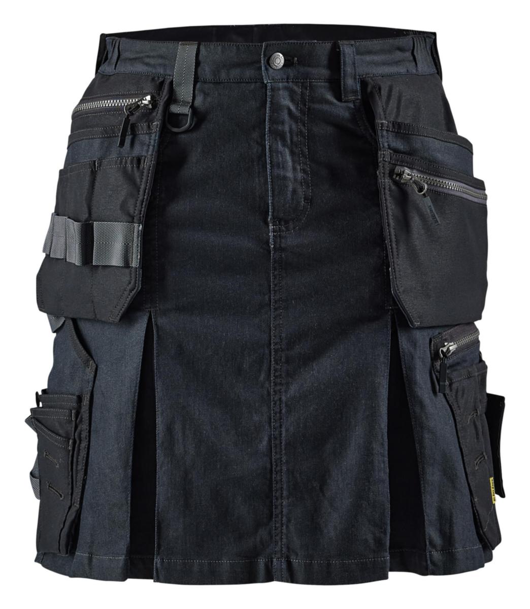 Kjol Blåkläder 7180-1147 - KJOL BLK 7180-1147 MARIN/SVART STRETCH HF STL C44