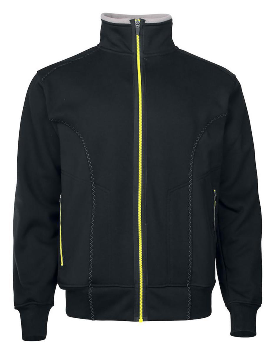 Sweatshirt Projob 2121 - SWEATSHIRT PROJOB 2121 SVART/GUL STL M