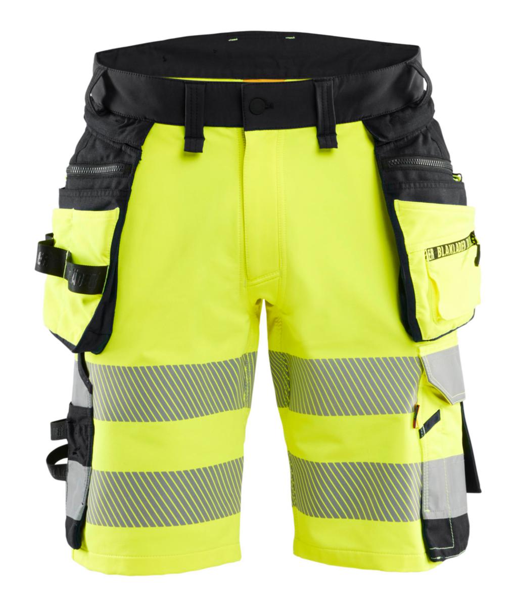 Shorts Blåkläder 1120-1648 Stretch - SHORTS BLK 1120-1648 GUL /SVART VARSEL KL1 STL C48