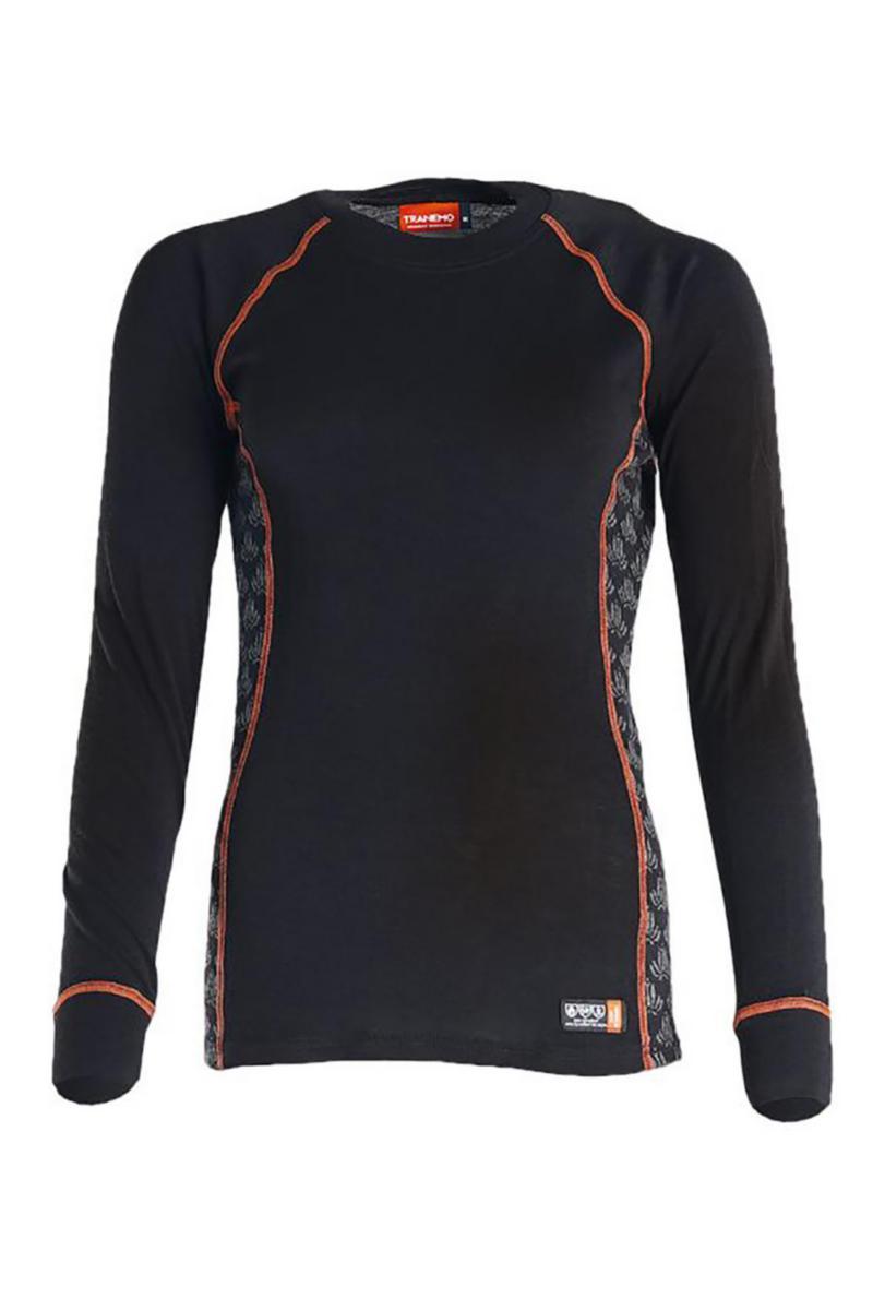Undertröja Tranemo 6314-90 dam - UNDERTRÖJA TRANEMO 6314-90 SVART DAM FLAM STL S