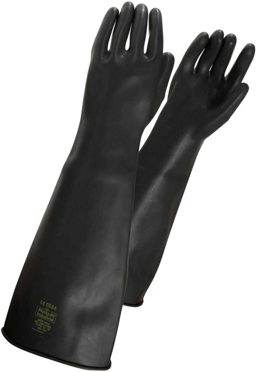 Blästerhandske Ansell 87-108 - BLÄSTERHANDSKE ANSELL 87-108 LATEX L: 61CM STL 8.5