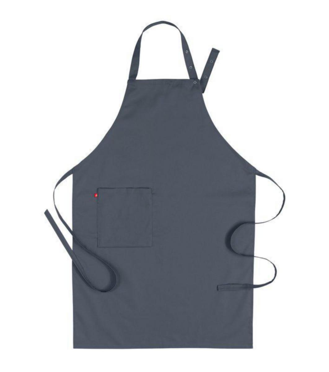 Förkläde Segers 4579 - BRÖSTLAPPSFÖRKLÄDE SEGERS 4579 GRÅ ONE SIZE