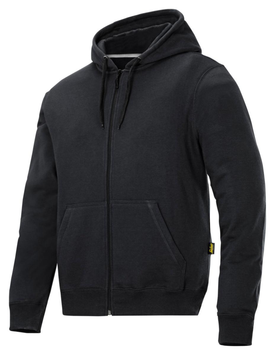 Sweatshirt Snickers 2801 - HUVJACKA SNICKERS 2801-0400 SVART STL L