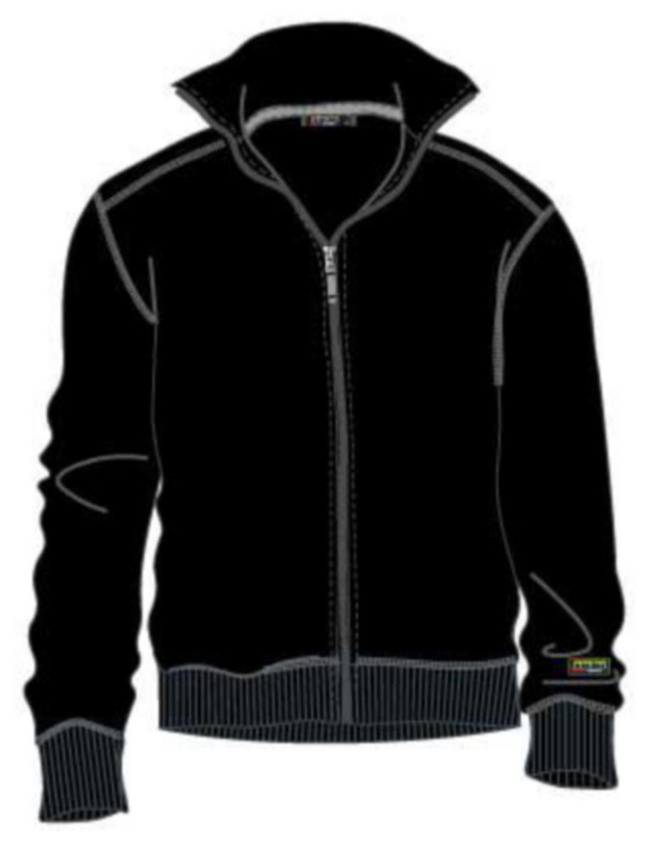 Sweatshirt Blåkläder 3371-1158 - SWEATSHIRT BLK 3371-1158 SVART HEL DRAGKEDJA STL XL