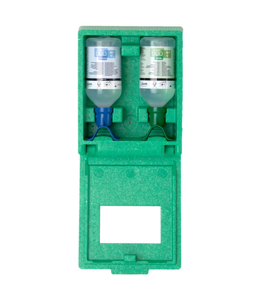 Ögonduschstation Plum 4862 Combibox DUO - ÖGONDUSCHSTATION PLUM 4862 COMBI-BOX DUO F 500 ML FLASKOR