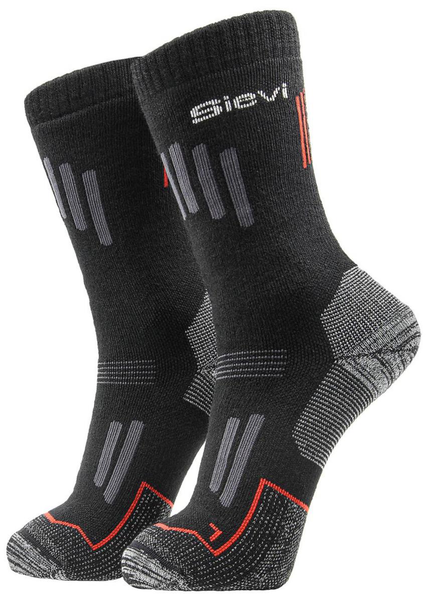 Strumpa Sievi 99364 Winter - STRUMPA SIEVI 99364-003 WINTER SOCK SVART/GRÅ STL 43-46