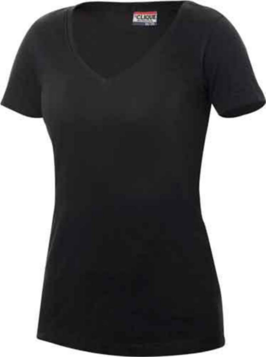 T-shirt Dam Arden 00, New Wave - ARDEN TOP V-NECK SVART L