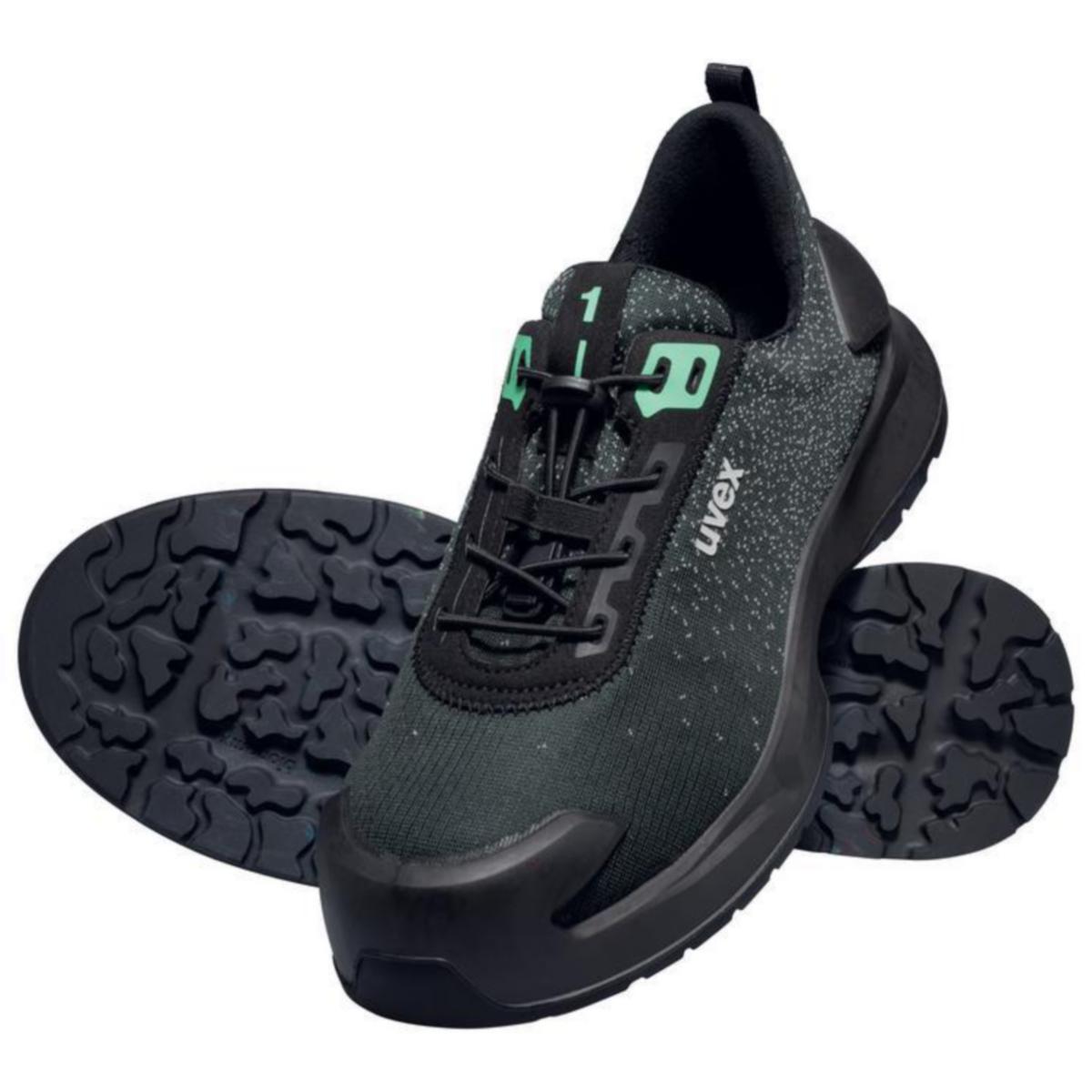 Skyddssko Uvex 1 6808 X-Craft Planet - SKYDDSSKO UVEX 1 6808 X-CRAFT PLANET S1PL SVART/GRÅ STL 52