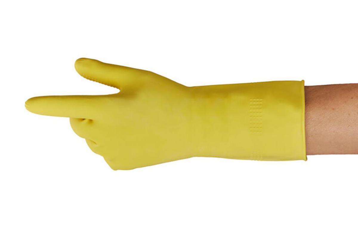 Kemskyddshandske Ansell AlphaTec 87-063 - HANDSKE ANSELL ALPHATEC 87-063 LATEX LÅNG KRAGE STL 7.5