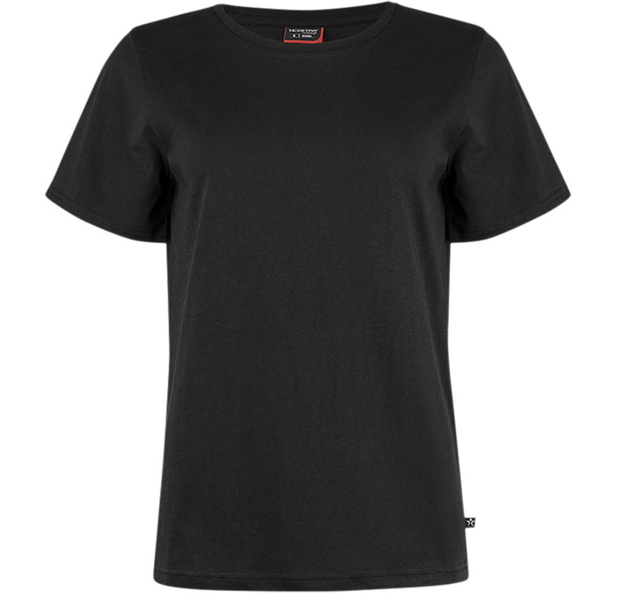 T-shirt Texstar WT24 dam - T-SHIRT TEXSTAR WT24 DAM SVART STL XXL