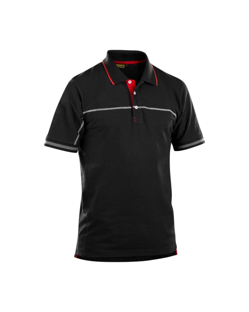 Pikétröja Blåkläder 3389-1050 - PIKÉTRÖJA BLK 3389-1050 SVART/ RÖD STL 3XL
