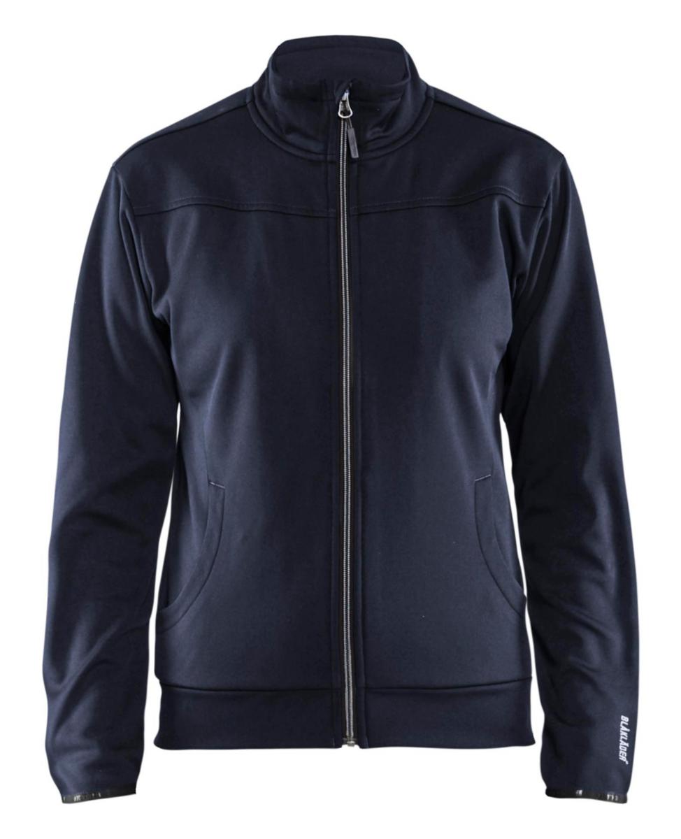 Tröja Blåkläder 3394-2526 dam - SWEATSHIRT BLK 3394-2526 MARIN /SVART M DRAGKEDJA DAM STL M