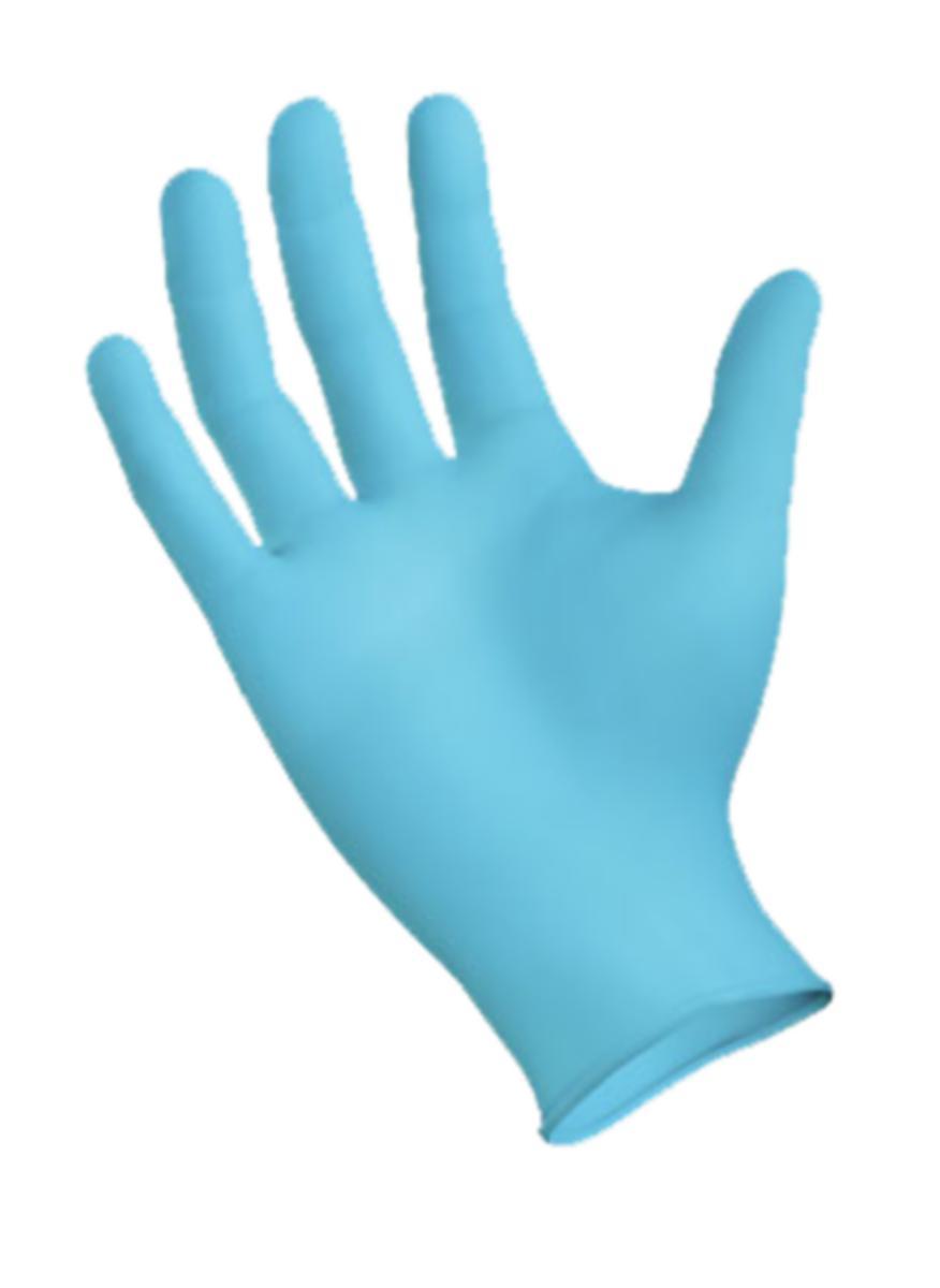 Engångshandske Semperguard Nitril Xpert - ENGÅNGSHANDSKE XPERT NITR BLÅ 0.13MM PUDERFRI 90ST/FRP XL