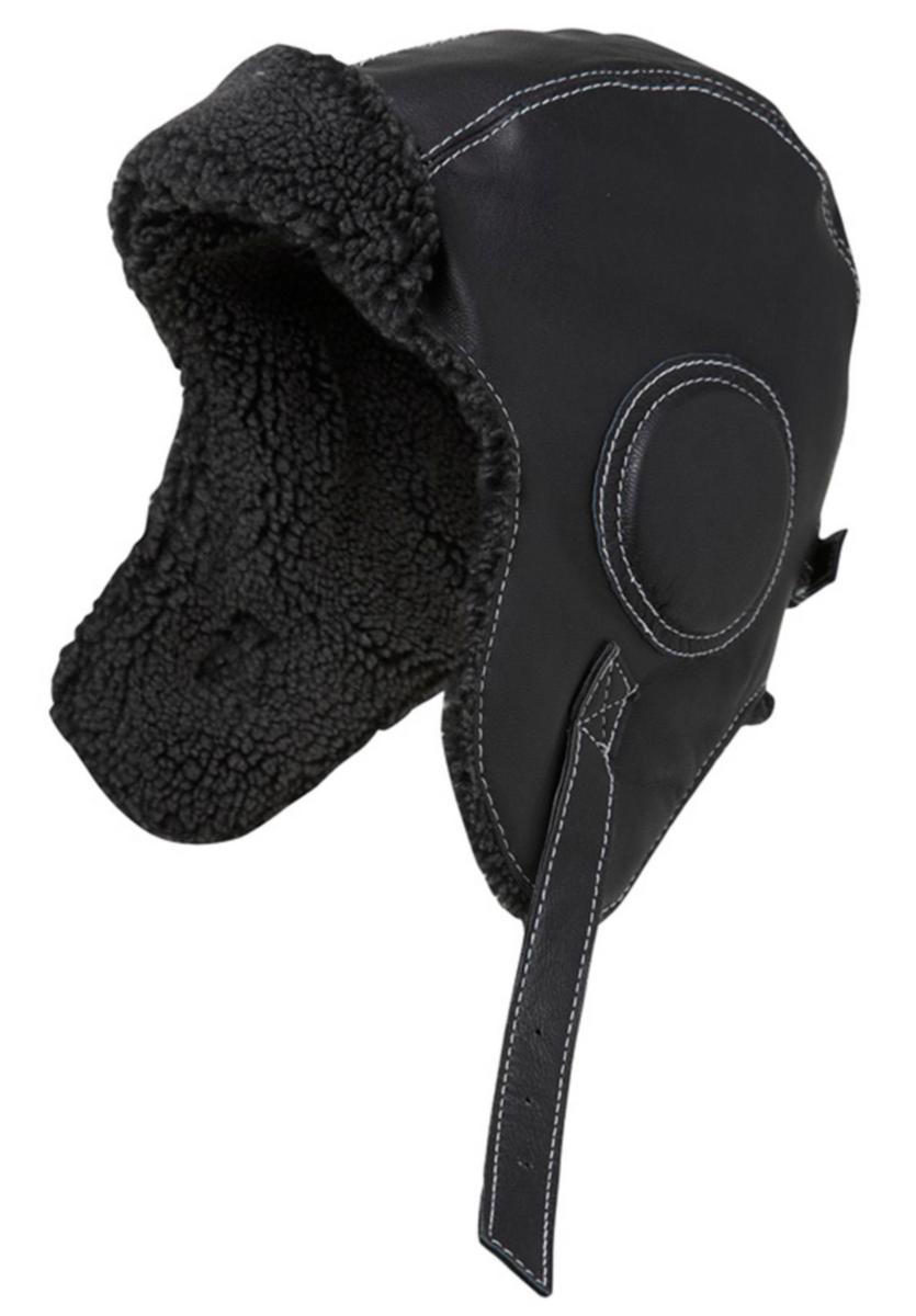 Pilotmössa Top Swede M302 - PILOTMÖSSA TOPSWEDE M302 SVART LÄDER STL 62