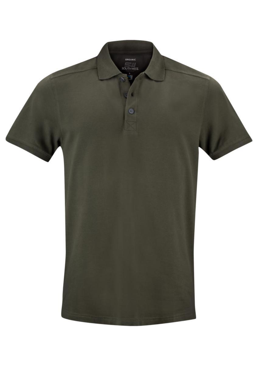 Pikétröja South West Martin 337 - PIKÉTRÖJA SOUTH WEST MARTIN 337 OLIVGRÖN STL 4XL