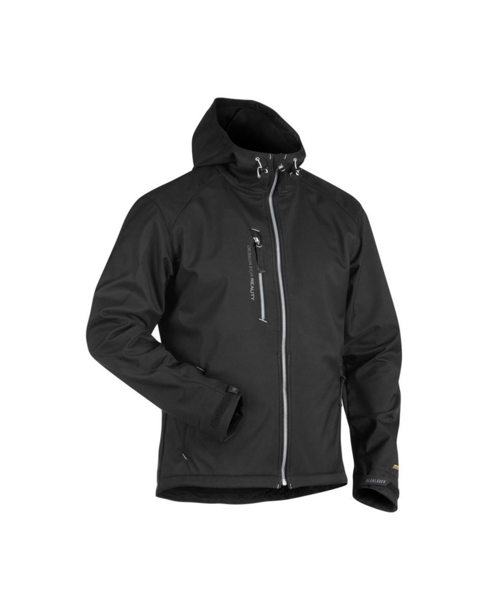 Softshelljacka Blåkläder 4949-2517 - SOFTSHELLJACKA BLK 4949-2517 SVART/SILV STL S