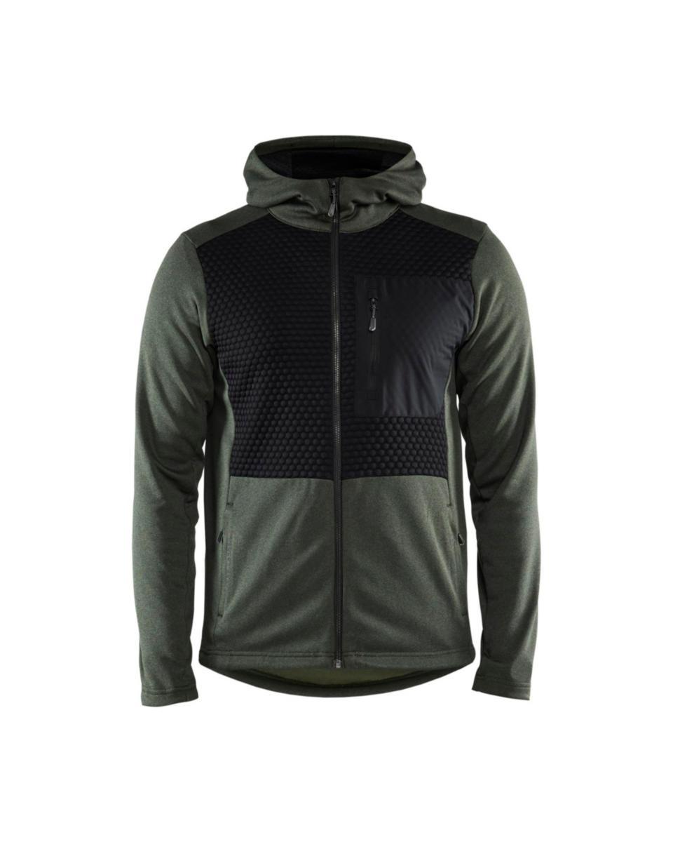 Hoodjacka Blåkläder 3540-2533 - HUVJACKA BLK 3540-2533 GRÖN/SVART STL M