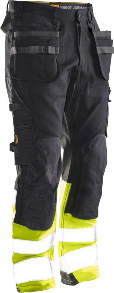 Midjebyxa Jobman 2134 Core - MIDJEBYXA JOBMAN 2134 CORE STRETCH VARSEL SVART/GUL C62