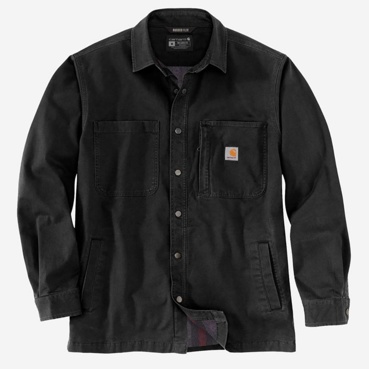 Skjorta Carhartt 105532 - SKJORTA CARHARTT 105532N04 SVART FODRAD STL 2XL