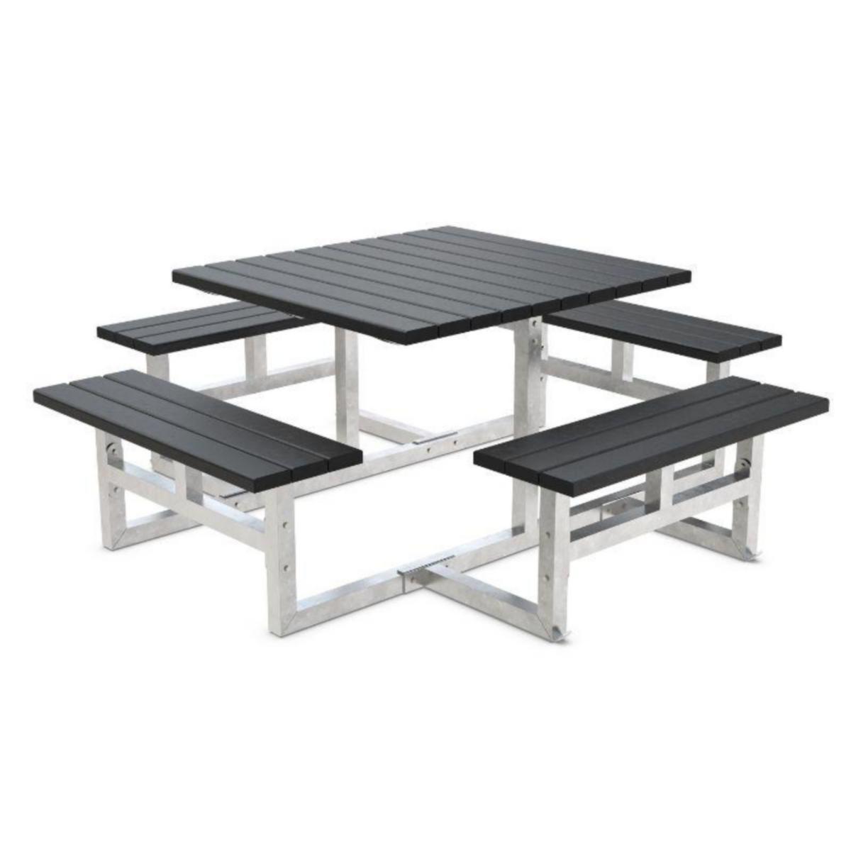 Picknickbord R&R Modell 920/930 - PICKNICKBORD UTAN RYGGSTÖD. BULTAD RAM 8 PERS. MODELL 930