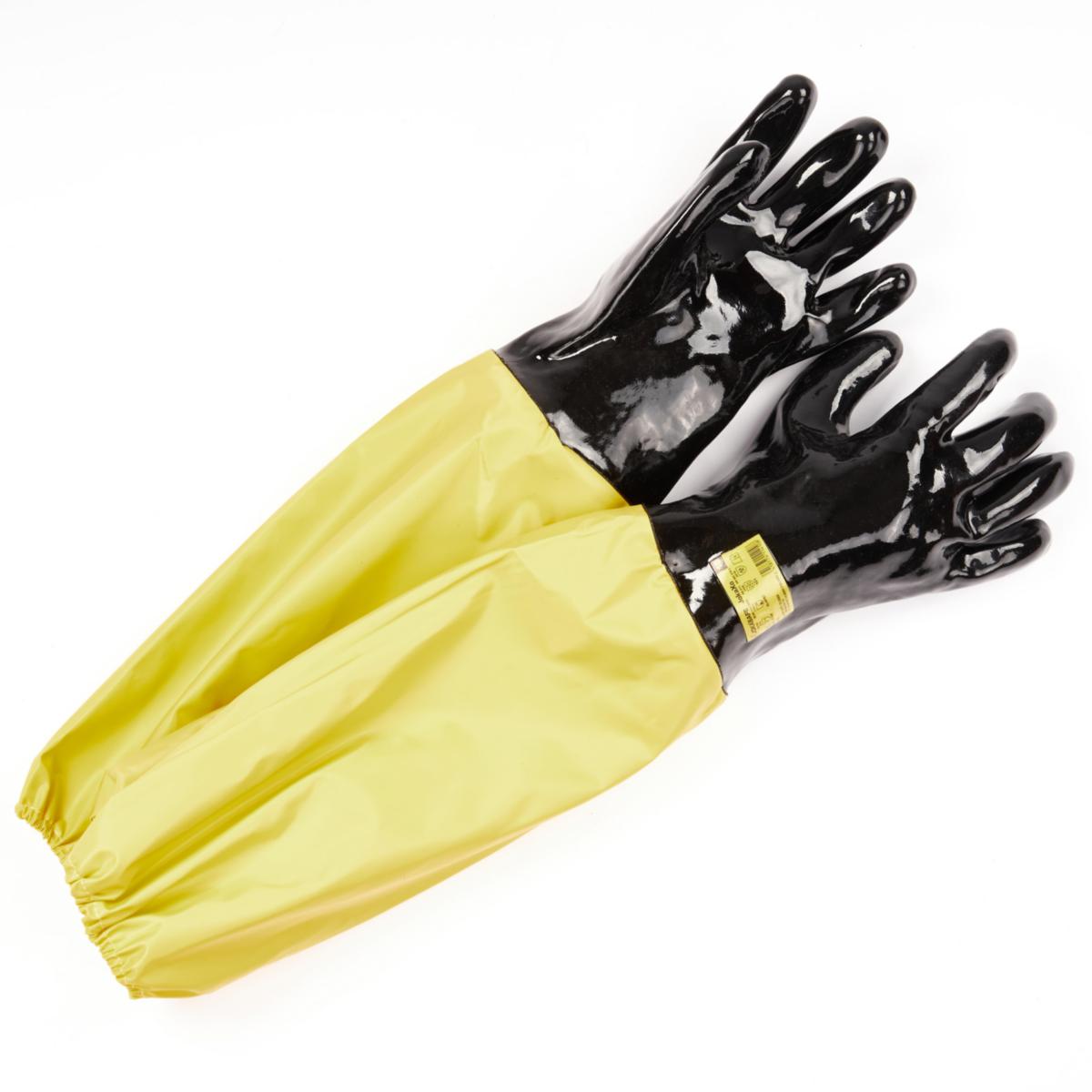 Kemskyddshandske Jokasafe Jokaxo 35 - HANDSKE JOKAXO+35 PVC L: 600MM STL 10