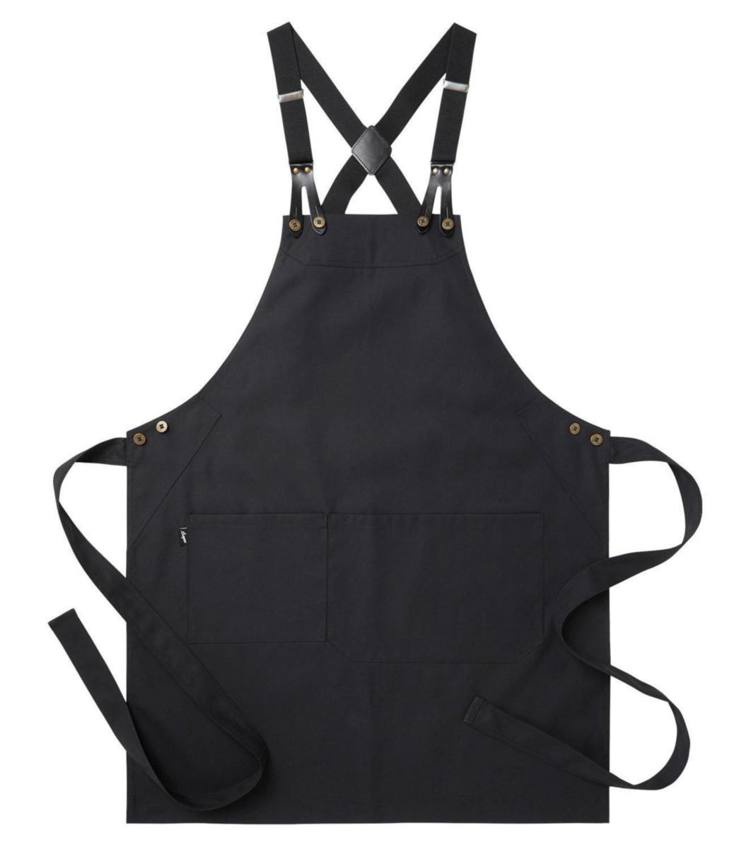 Bröstlappsförkläde Segers 4078 - BRÖSTLAPPSFÖRKLÄDE SEGERS 4078 SVART ONE SIZE