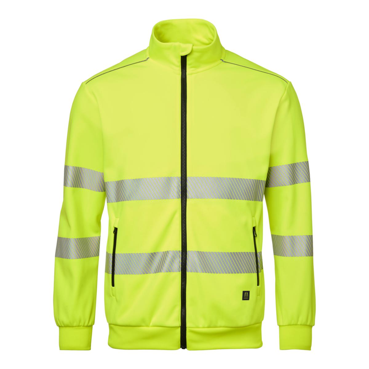 Tröja Top Swede 283 - TRÖJA TOPSWEDE 283 HELZIP VARSEL GUL KL.3 STL M