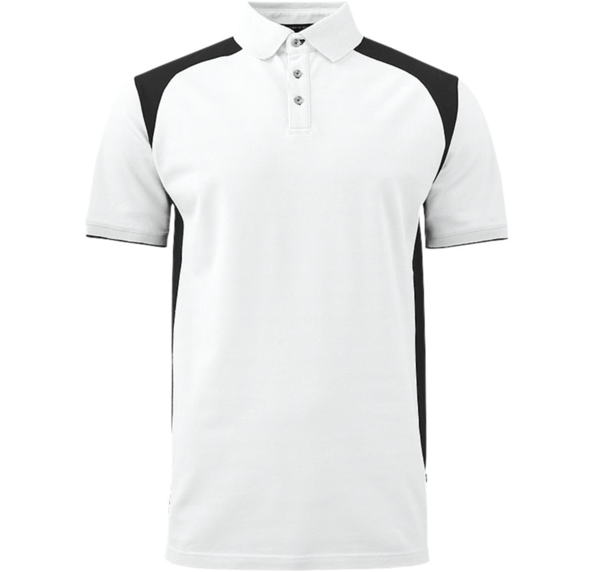Pikétröja Texstar PS07 - PIKÉTRÖJA TEXSTAR PS07 STRETCH VIT/SVART STL 4XL