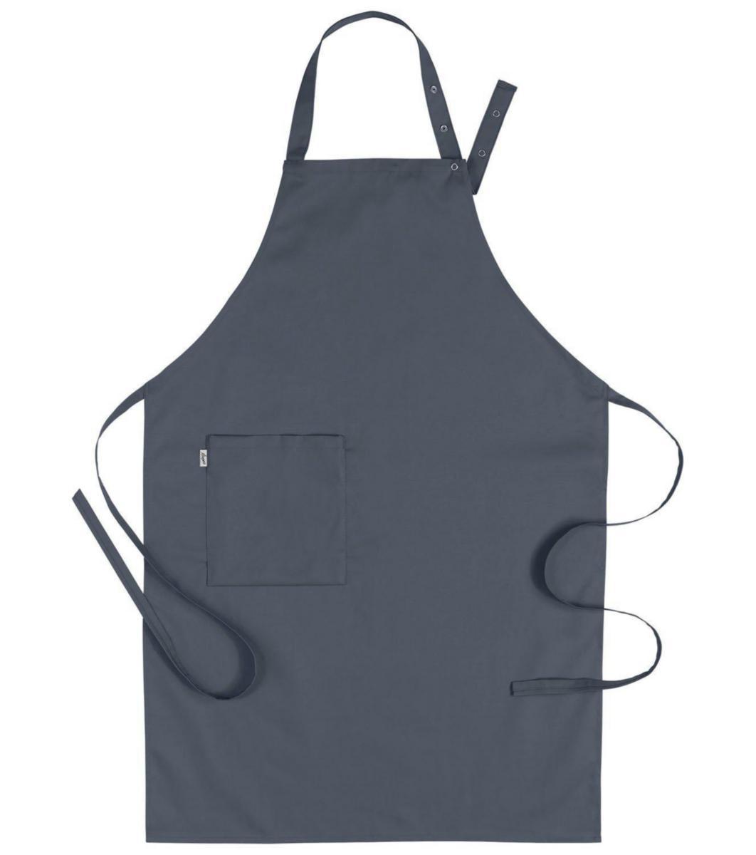 Bröstlappsförkläde Segers 4579 - BRÖSTLAPPSFÖRKLÄDE SEGERS 4579 GRÅ ONE SIZE