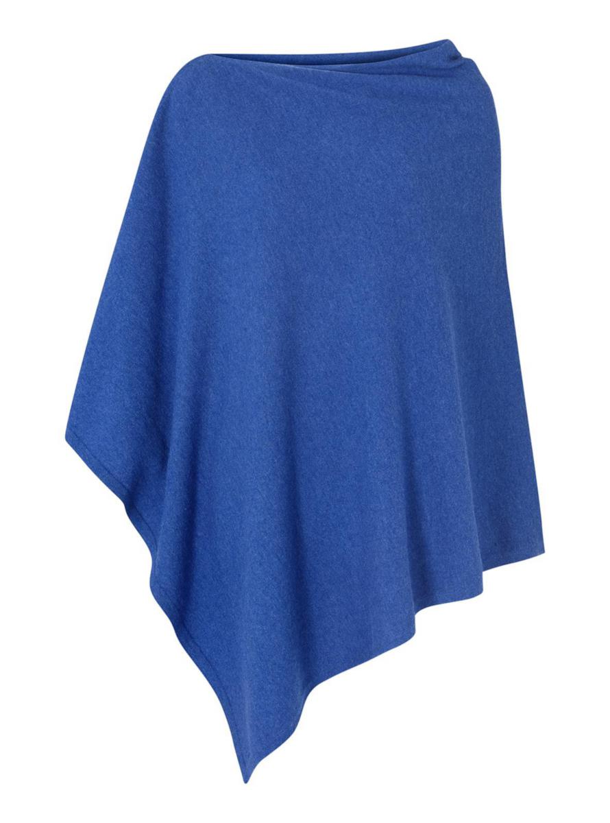 Poncho Ernst Alexis 18090 - PONCHO 18090-25 KLARBLÅ ULL