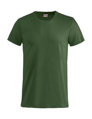 T-SHIRT CLIQUE  029030 BASIC-T BOMULL 145g BUTELJGRÖN STL 3XL