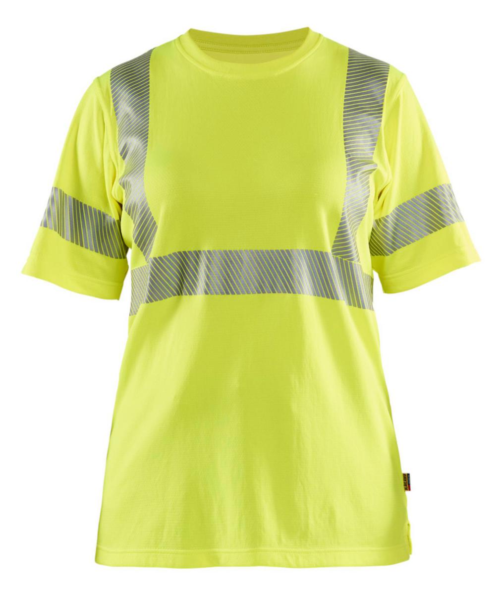 T-shirt Blåkläder 3502-2537 dam - T-SHIRT BLK 3502-2537 GUL VARSEL KL2 DAM STL XS