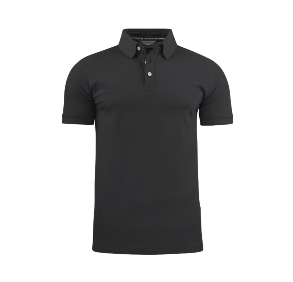 Pikétröja Texstar PS11 - PIKÉTRÖJA TEXSTAR PS11 STRETCH SVART STL M