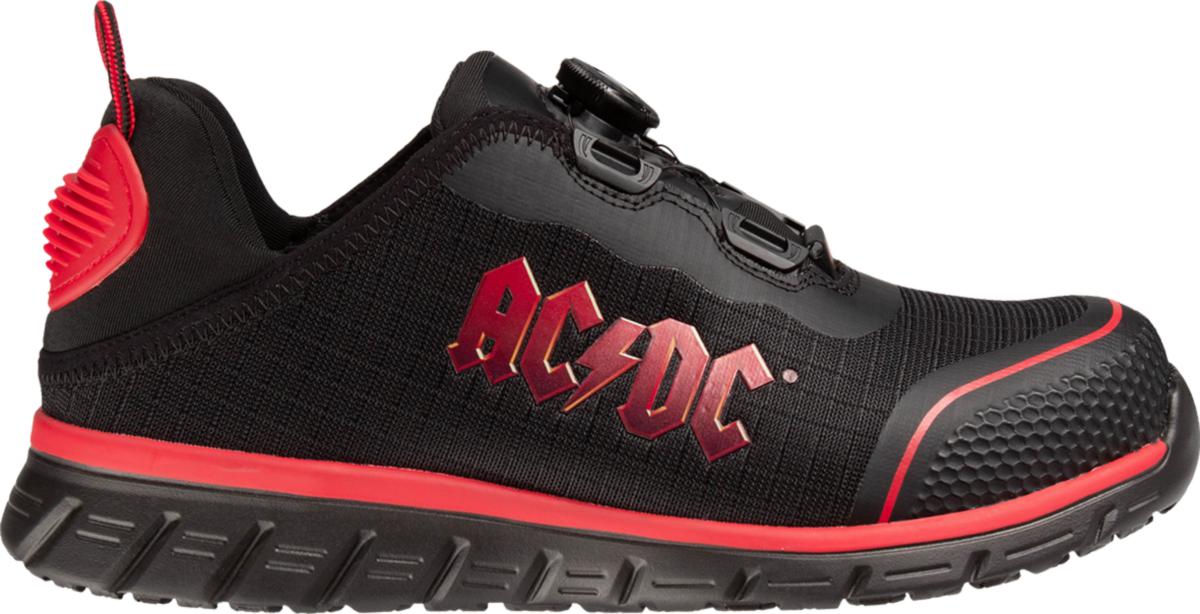 Skyddssko Safety Jogger ACDC - SKYDDSSKO SAFETY JOGGER ACDC TLS S1P SVART/RÖD STL 39