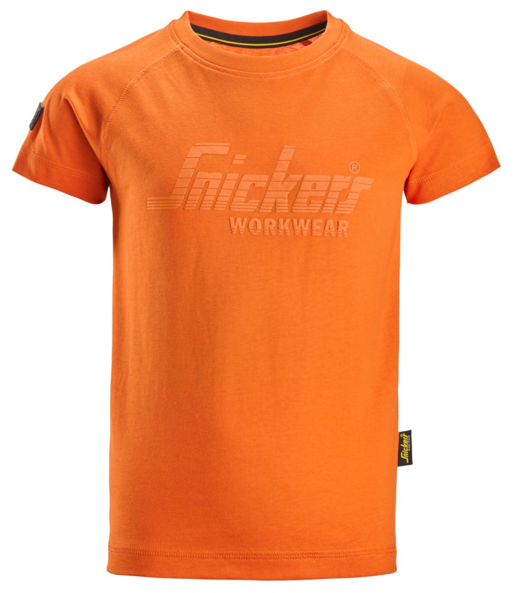 T-shirt Snickers 7514 Logo Barn - T-SHIRT SNICKERS 7514-4100 ORANGE BARN STL: 158/164