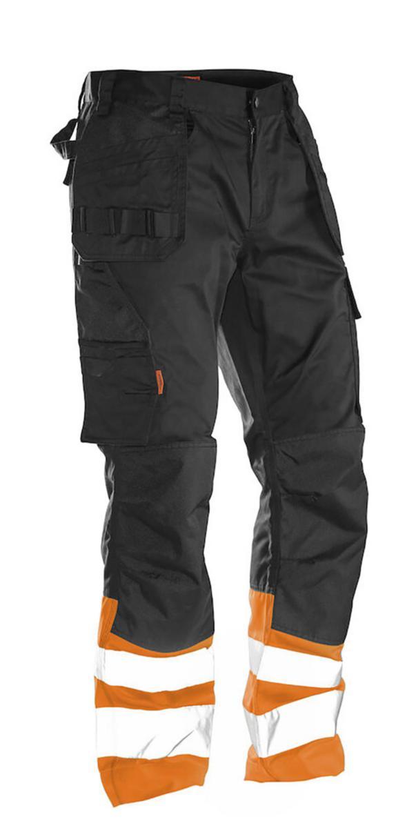 Midjebyxa Jobman 2513 - MIDJEBYXA JOBMAN 2513 SVART /ORANGE VARSEL KL1 STL D96