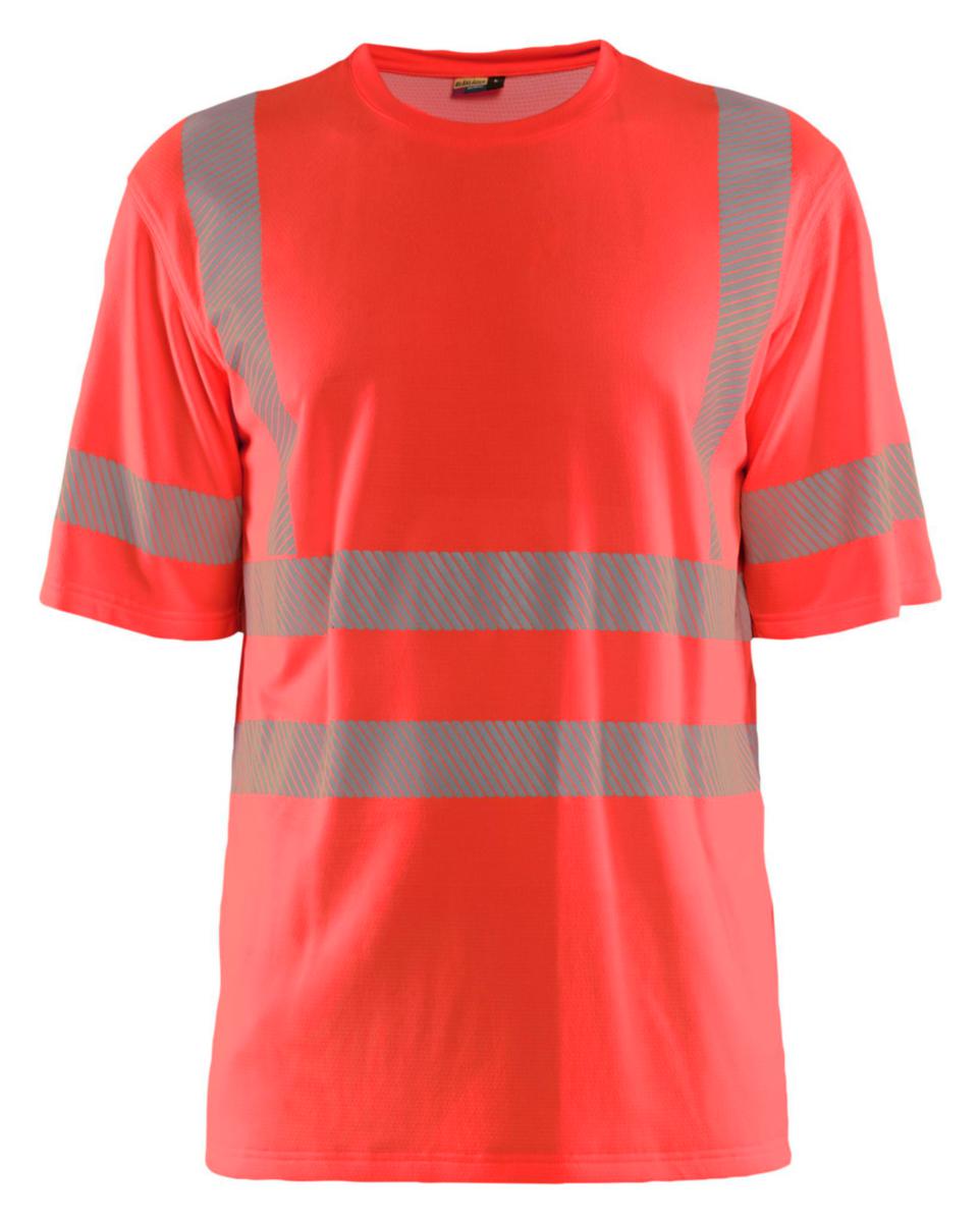 T-shirt Blåkläder 3522-2537 - T-SHIRT BLK 3522-2537 RÖD VARSEL KLASS 3 STL 3XL
