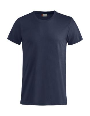 T-SHIRT CLIQUE  029030 BASIC-T BOMULL 145g MARINBLÅ STL XL