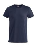 T-SHIRT CLIQUE  029030 BASIC-T BOMULL 145g MARINBLÅ STL S