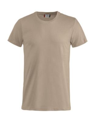 T-SHIRT CLIQUE  029030 BASIC-T BOMULL 145g KAFFELATTE STL 3XL