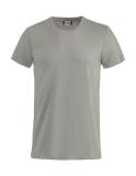 T-SHIRT CLIQUE  029030 BASIC-T BOMULL 145g SILVER STL M