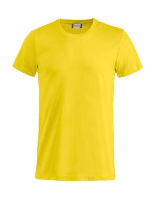 T-SHIRT CLIQUE  029030 BASIC-T BOMULL 145g CITRON STL S