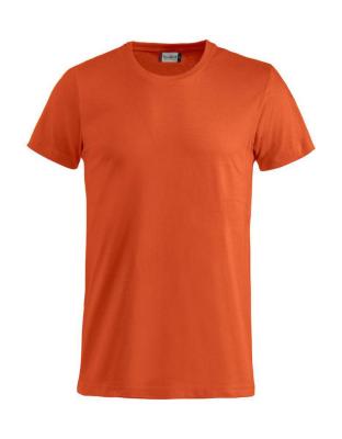 T-SHIRT CLIQUE  029030 BASIC-T BOMULL 145g BL.APELSIN STL L