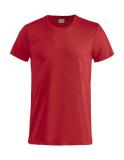 T-SHIRT CLIQUE  029030 BASIC-T BOMULL 145g RÖD STL 4XL