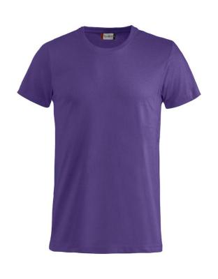 T-SHIRT CLIQUE 029030 BASIC-T BOMULL 145g LILA STL M