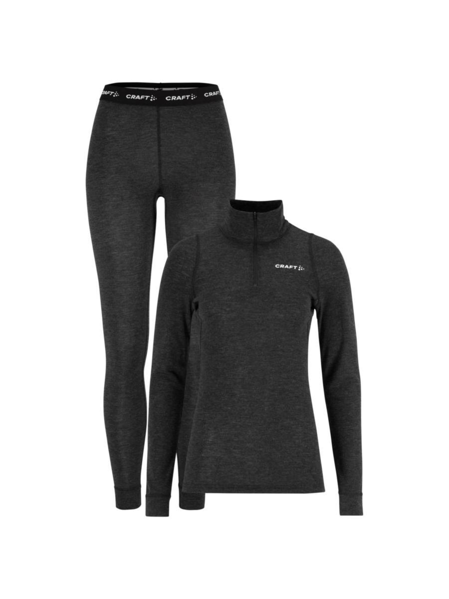 Underställ Craft C18307 Dam - UNDERSTÄLL CRAFT C18307 DAM HALF ZIP SVART STL XS