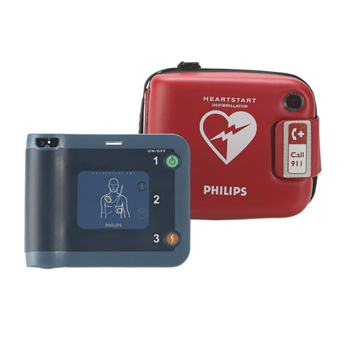Hjärtstartare Philips FRX med Väska/Tillbehör - HJÄRTSTARTARE PHILIPS FRX INKLUSIVE VÄSKA MED TILLBEHÖR