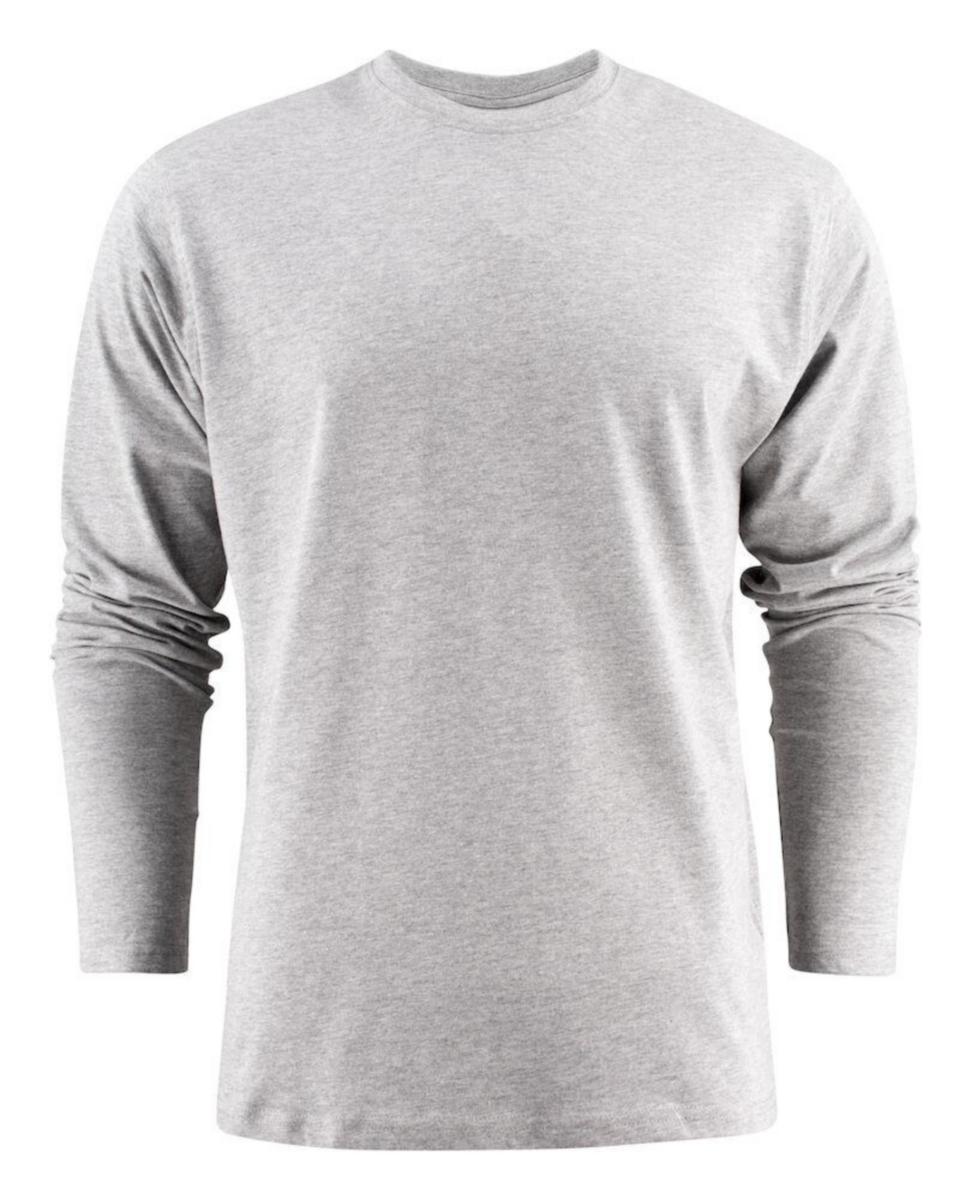 T-shirt Printer heavy L:ärm 2264034 - T-SHIRT PRINTER HEAVIER L:ÄRM 2264034 GRÅMELANGE STL 3XL